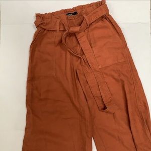 Blank NYC linen burnt orange pants